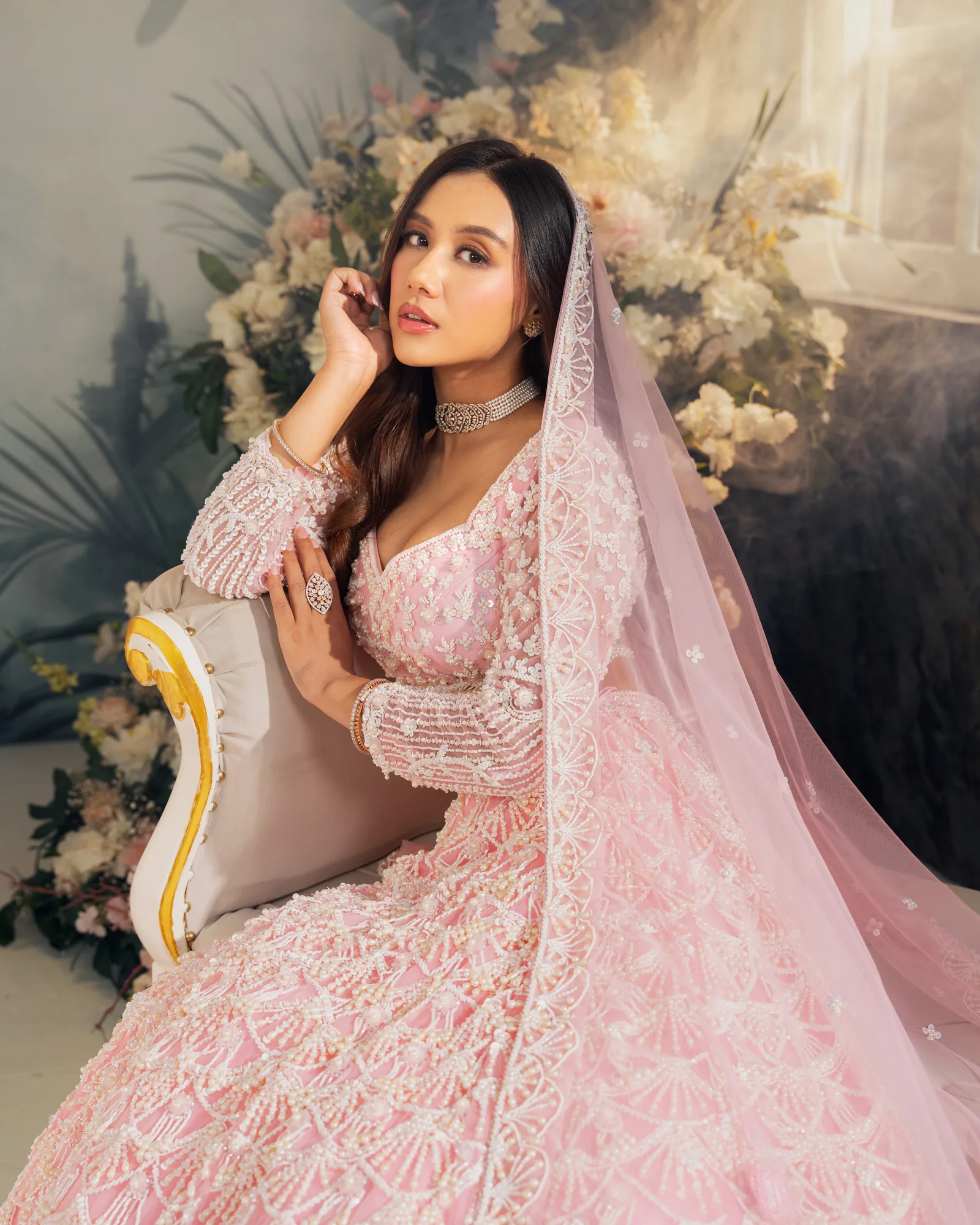 Blush Pink Lehenga by Sweta Acharya – image 2