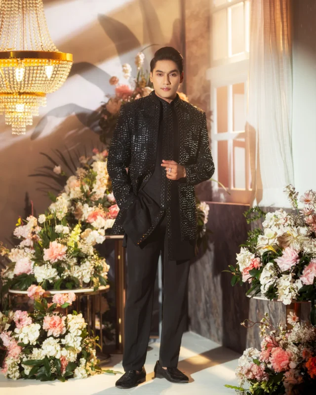 Black Indo Western by Sweta Acharya