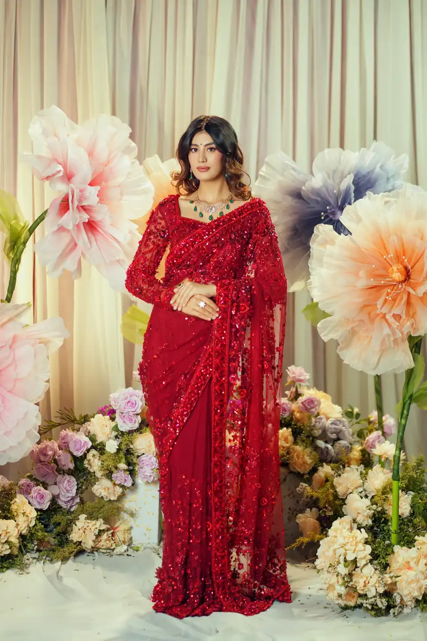 Letters to love - Bridal Saree by Sweta Acharya