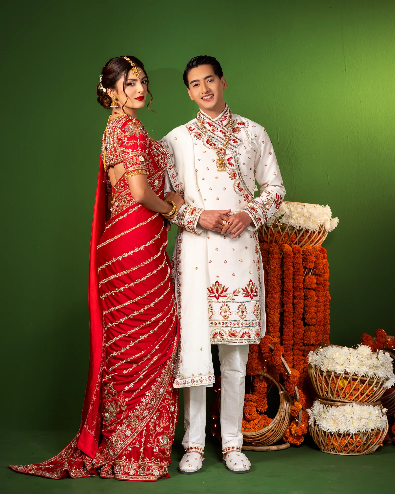 Saree & Daura Suruwal by Sweta Acharya – image 2