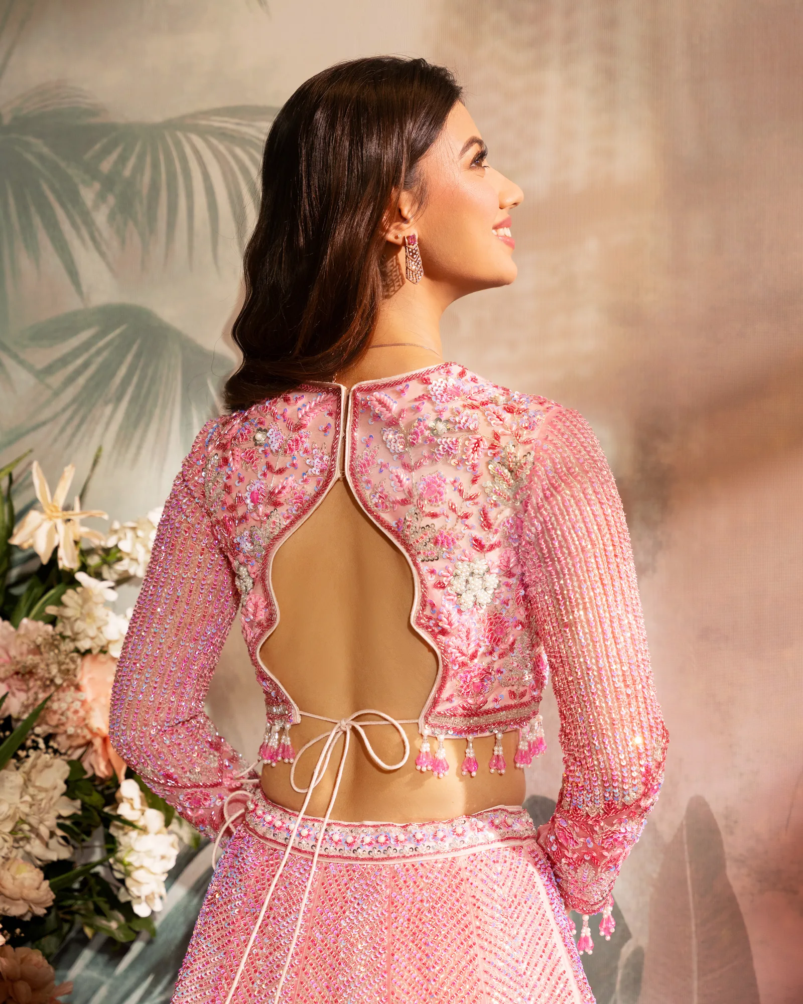 Blush Pink Lehenga by Sweta Acharya – image 3